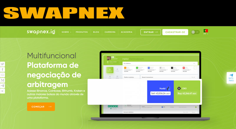 swapnex é para quem precisa de dinheiro rápido com cripto moedas? 