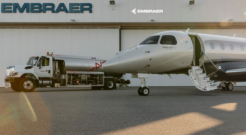 Embraer and Avfuel Collaborate to Bring Sustainable Aviation Fuel Neste MY SAF to Florida Airport